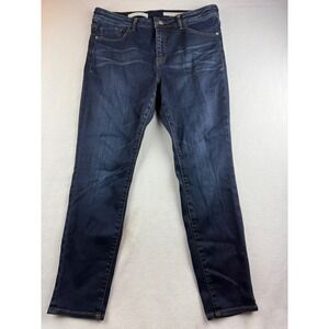 Script Size 32 Women Dark Wash High Rise Skinny Jeans Denim